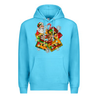 Ocean Blue christmas cassette tapes Premium Hoodie - Zillion Design Studio