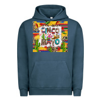 Pigment Midnight Navy Cinco de mayo Urban Hoodie - RanaPortraitStore