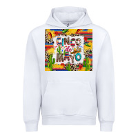White Cinco de mayo Urban Hoodie - RanaPortraitStore