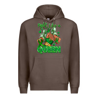 Coffee green ribbon liver cancer afro girl sneakers Premium Hoodie - RanaPortraitStore