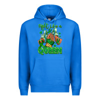 True Royal green ribbon liver cancer afro girl sneakers Premium Hoodie - RanaPortraitStore