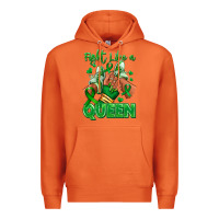 Carrot green ribbon liver cancer afro girl sneakers Premium Hoodie - RanaPortraitStore