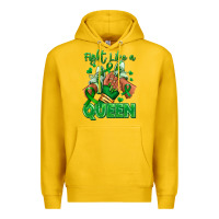 Lemon green ribbon liver cancer afro girl sneakers Premium Hoodie - RanaPortraitStore