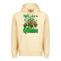 Pina Colada green ribbon liver cancer afro girl sneakers Premium Hoodie - RanaPortraitStore
