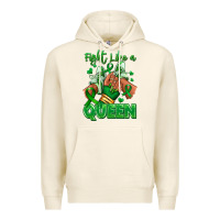 Tofu green ribbon liver cancer afro girl sneakers Premium Hoodie - RanaPortraitStore