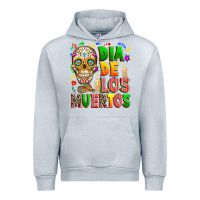 Heather Grey Dia de los muertos Urban Hoodie - RanaPortraitStore