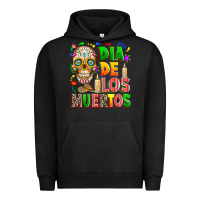 Pigment Black Dia de los muertos Urban Hoodie - RanaPortraitStore