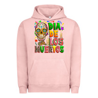 Pigment Salmon Dia de los muertos Urban Hoodie - RanaPortraitStore
