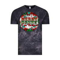 Cloud Black Merry Drunk I'am Christmas Vintage Tee - Artiststas
