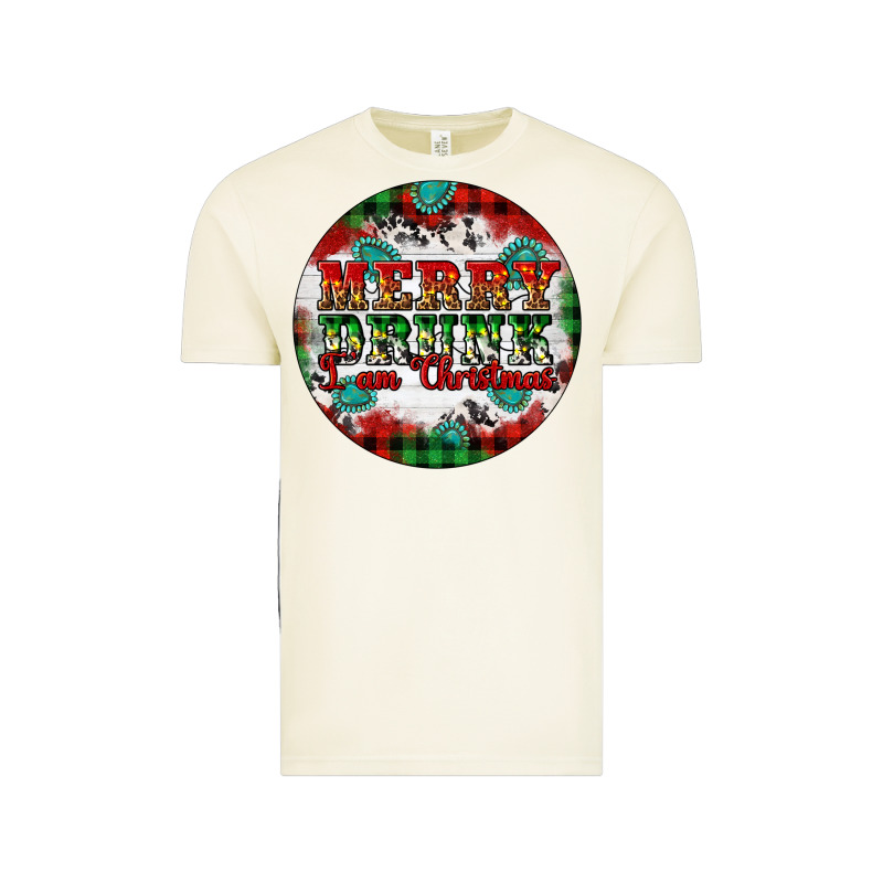 Merry Drunk I'am Christmas Vintage Tee by Artiststas | Teevron