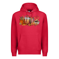 Cardinal cookie coffee cups Premium Hoodie - texasbilliewilder