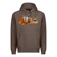 Coffee cookie coffee cups Premium Hoodie - texasbilliewilder