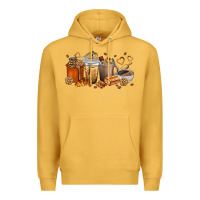 Mustard cookie coffee cups Premium Hoodie - texasbilliewilder