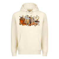 Sandshell cookie coffee cups Premium Hoodie - texasbilliewilder