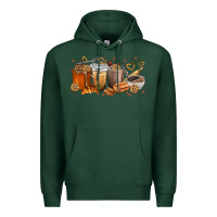 Sports Green cookie coffee cups Premium Hoodie - texasbilliewilder