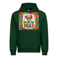 Forest Green Day of the dead Urban Hoodie - RanaPortraitStore