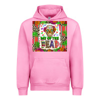 Fuchsia Pink Day of the dead Urban Hoodie - RanaPortraitStore