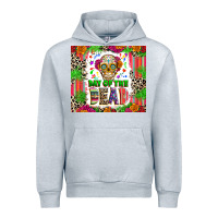 Heather Grey Day of the dead Urban Hoodie - RanaPortraitStore