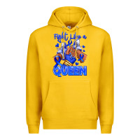 Lemon fight like a queen navy blue colon cancer afro gir Premium Hoodie - RanaPortraitStore