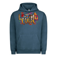 Pigment Midnight Navy Latina vibes Urban Hoodie - RanaPortraitStore