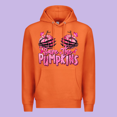 Premium Hoodie save the pumpkins breast cancer