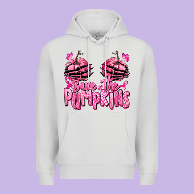 Premium Hoodie save the pumpkins breast cancer
