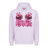 Lilac save the pumpkins breast cancer Premium Hoodie - RanaPortraitStore