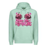 Seafoam save the pumpkins breast cancer Premium Hoodie - RanaPortraitStore