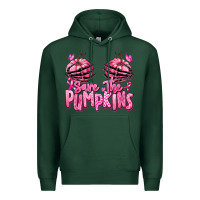 Sports Green save the pumpkins breast cancer Premium Hoodie - RanaPortraitStore