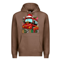 Chestnut christmas bus driver Premium Hoodie - Zillion Design Studio