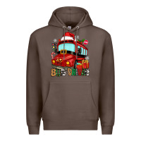 Coffee christmas bus driver Premium Hoodie - Zillion Design Studio
