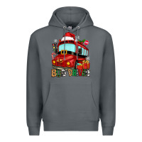 Rock christmas bus driver Premium Hoodie - Zillion Design Studio