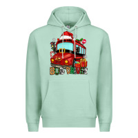 Seafoam christmas bus driver Premium Hoodie - Zillion Design Studio