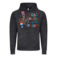 Vintage Black dead inside but its freedom Vintage Hoodie - AdoDesignShop