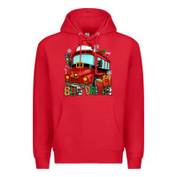 Red christmas bus driver Premium Hoodie - Zillion Design Studio