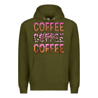 Army Green coffee coffee coffee lover Premium Hoodie - texasbilliewilder