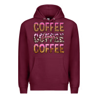 Burgundy coffee coffee coffee lover Premium Hoodie - texasbilliewilder