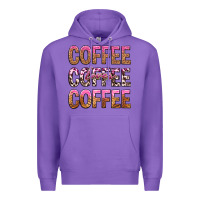 Purple coffee coffee coffee lover Premium Hoodie - texasbilliewilder