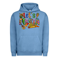 Pigment Pebble Blue Let's fiesta Urban Hoodie - RanaPortraitStore