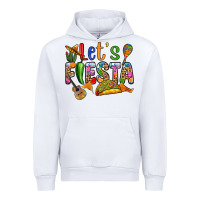 White Let's fiesta Urban Hoodie - RanaPortraitStore