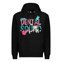 Black dental squad with cowhide Premium Hoodie - texasbilliewilder