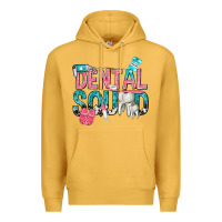 Mustard dental squad with cowhide Premium Hoodie - texasbilliewilder