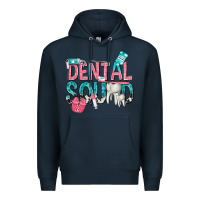 Navy dental squad with cowhide Premium Hoodie - texasbilliewilder
