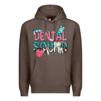 Coffee dental squad with cowhide Premium Hoodie - texasbilliewilder