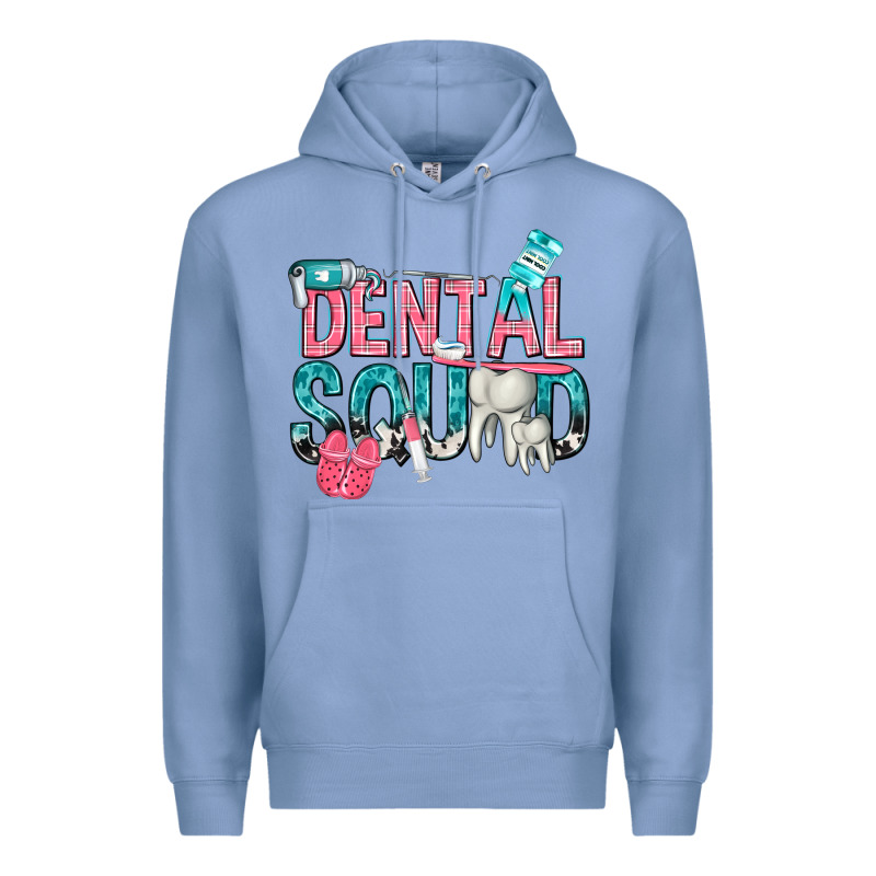 Dental Squad With Cowhide Premium Hoodie by texasbilliewilder | Teevron