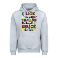 Heather Grey I lick the salt swallow the tequila Urban Hoodie - RanaPortraitStore