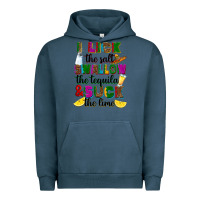Pigment Midnight Navy I lick the salt swallow the tequila Urban Hoodie - RanaPortraitStore