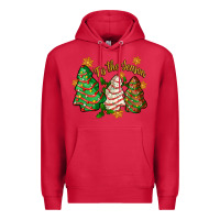 Cardinal 'tis the season christmas cake Premium Hoodie - Zillion Design Studio