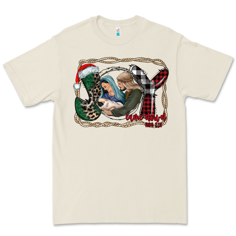 Joy Christmas Premium Tee by CowhideDigitalArt | Teevron