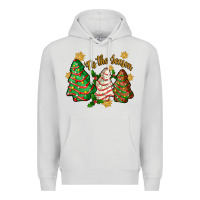Dove Grey 'tis the season christmas cake Premium Hoodie - Zillion Design Studio